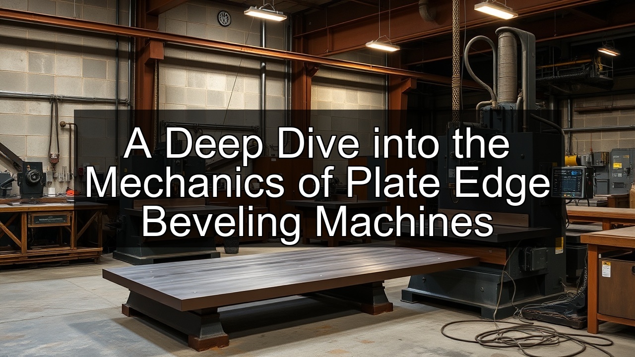 machine tools plate beveler automation high speed plate beveling machines deburring